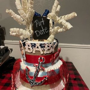 Baby Aboard Diaper Cake